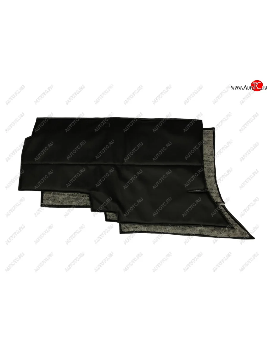 Коврик в салони под сиденье (винилискожа, поролон, ватин) Швейка ST Уаз Буханка 452 2206 микроавтобус (1965-2025) (черный)  в Керчи Республика Крым