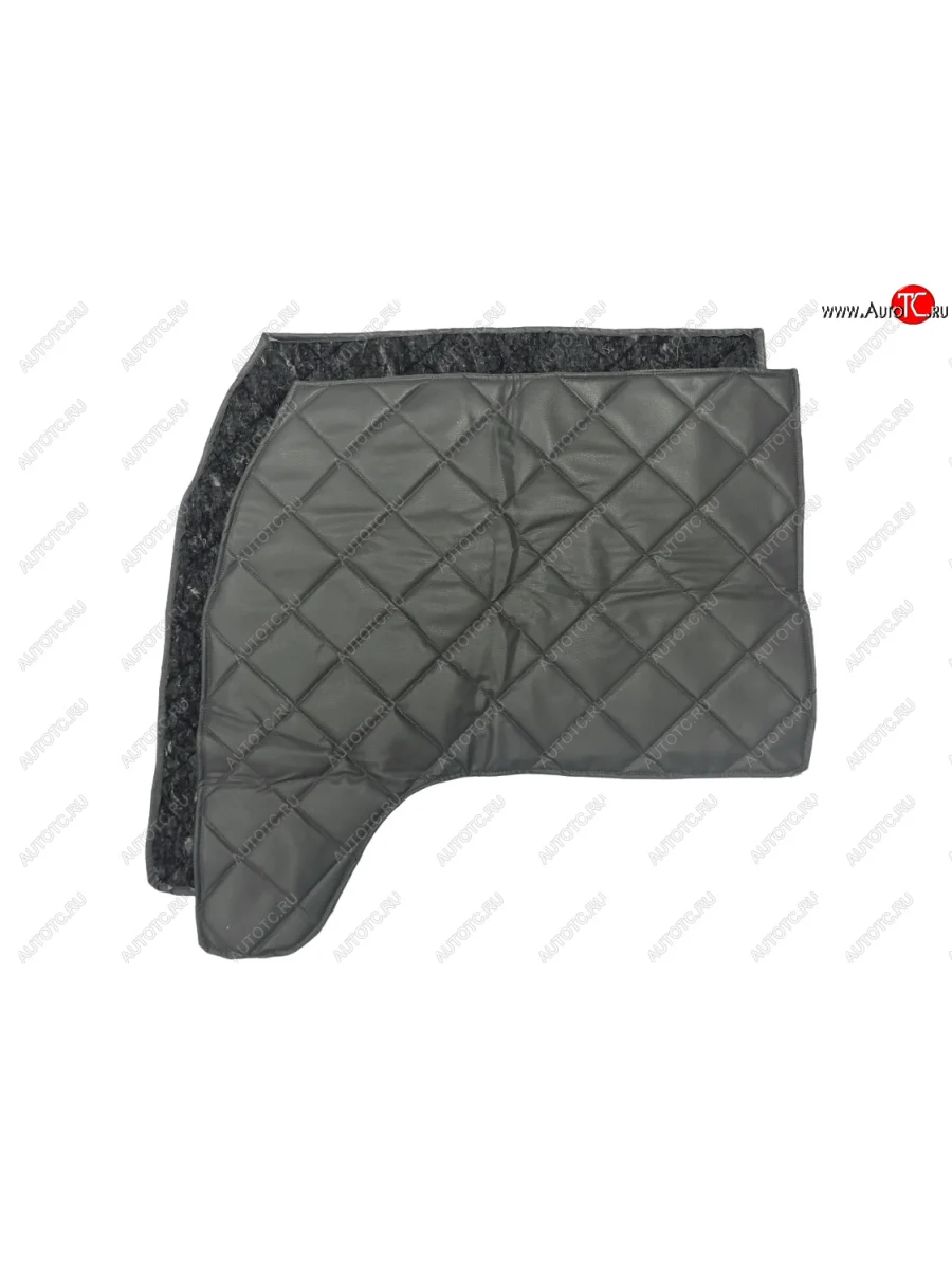 Обивка передних дверей (винилискожа, поролон, ватин) Швейка ST Уаз Буханка 452 2206 микроавтобус (1965-2025) (серый ромб)  в Керчи Республика Крым