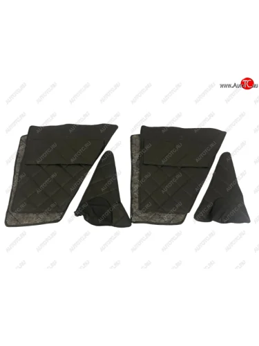 Обивка дверей и центральных стоек (винилискожа, поролон, ватин) Швейка ST (серый ромб) Уаз 469 (1972-2011)