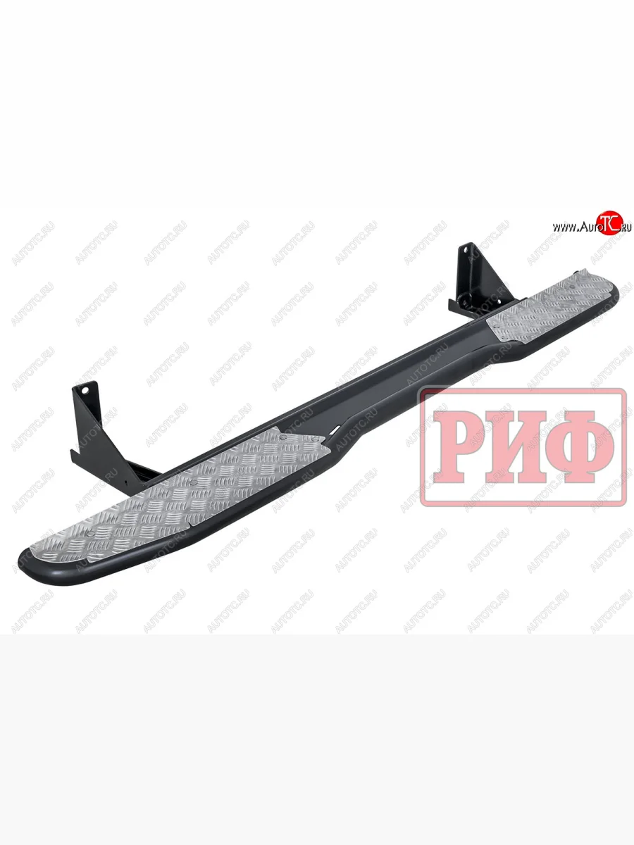 Защита порогов с подножкой РИФ Mitsubishi L200 4  дорестайлинг (2006-2014)  в Перми Пермском крае