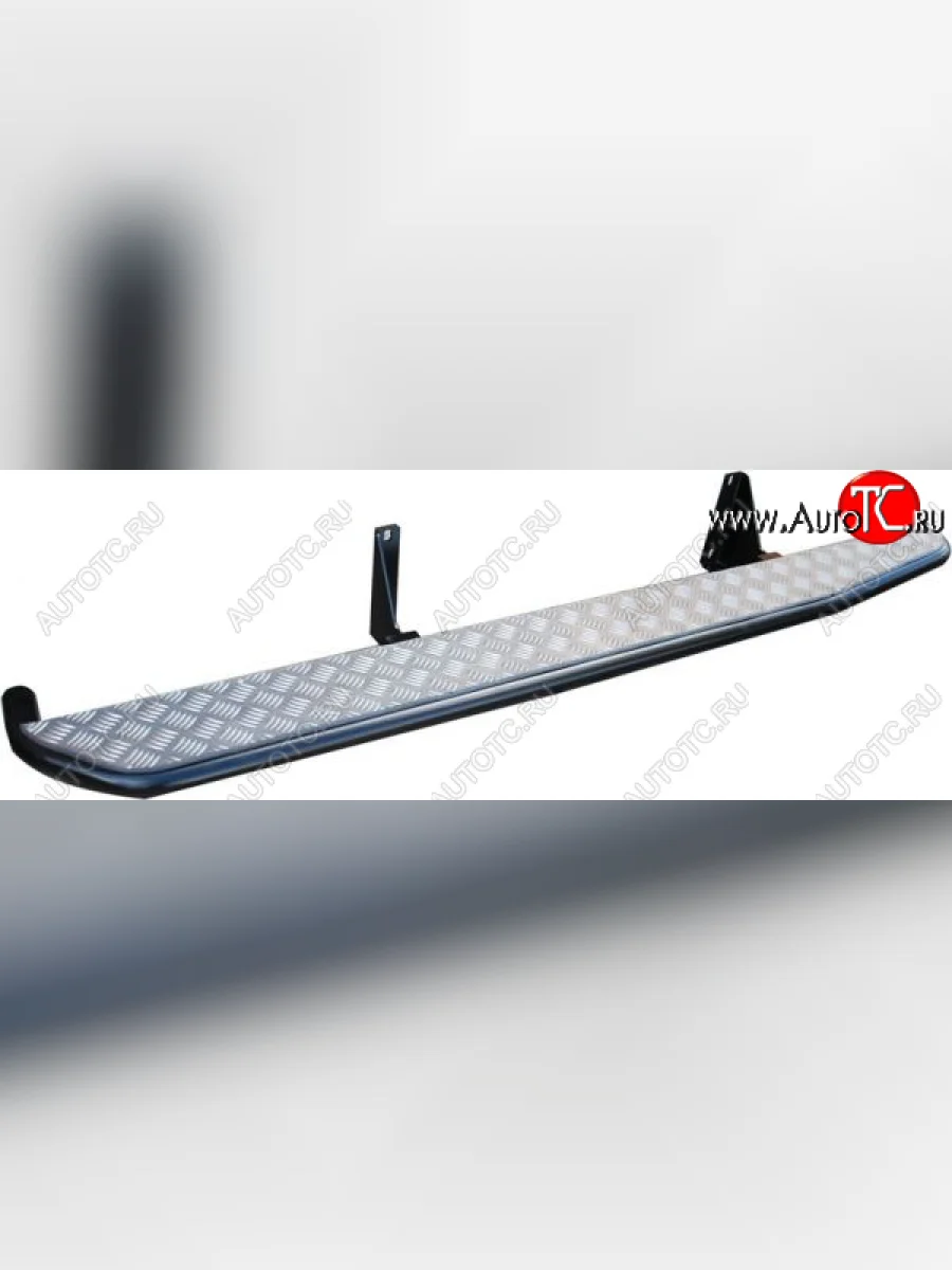 Защита порогов с подножкой РИФ Mitsubishi Pajero Sport PB дорестайлинг (2008-2013)  в Керчи Республика Крым