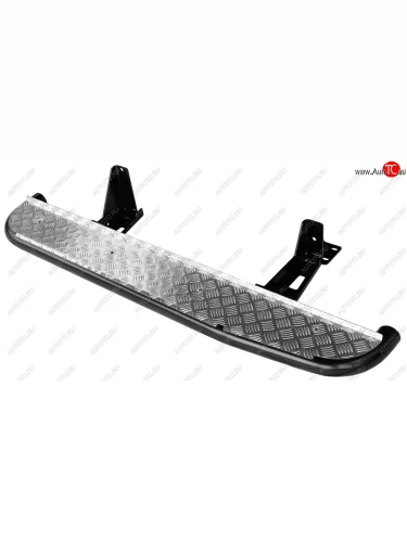 Защита порогов с подножкой (АКПП) РИФ Nissan Patrol 5 Y61 2-ой рестайлинг (2004-2010)