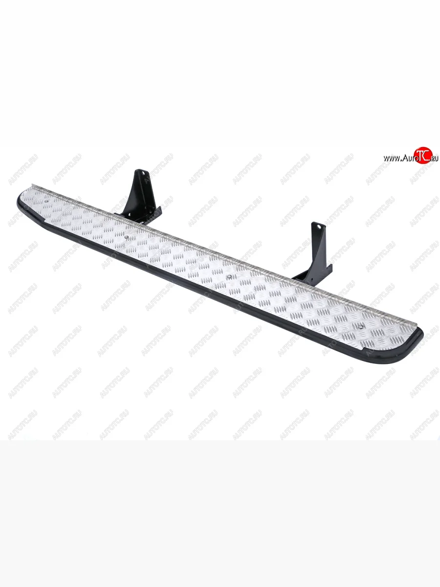 Защита порогов с подножкой РИФ Toyota Hilux AN120 дорестайлинг (2016-2020)  с доставкой в г. Керчь