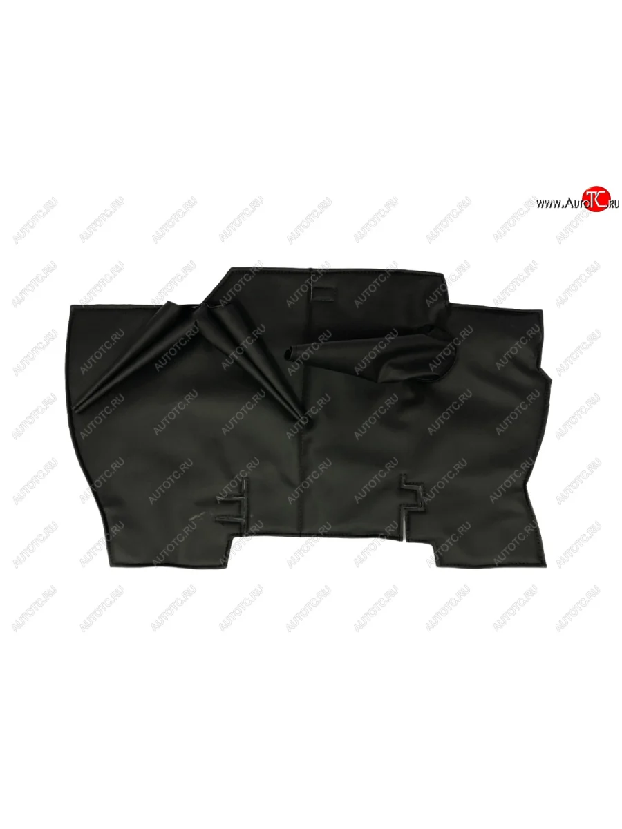 Коврик в салон под рычаги КПП и РК (винилискожа, поролон, ватин, 3 рычага) Швейка ST Уаз Буханка 452 2206 микроавтобус (1965-2025) (черный)  в Самаре Самарской области