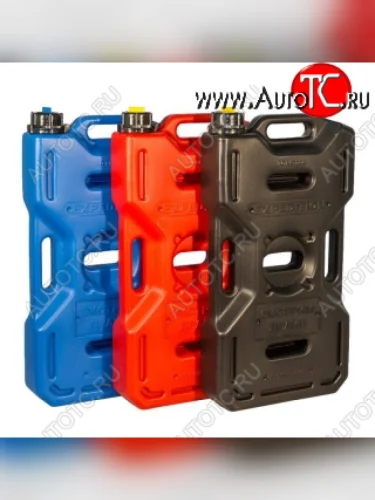 Канистра пластиковая (10 л/реальный 8.5 л) Экстрим Драйв Ford Focus 3 хэтчбэк дорестайлинг (2010-2015) (черная)