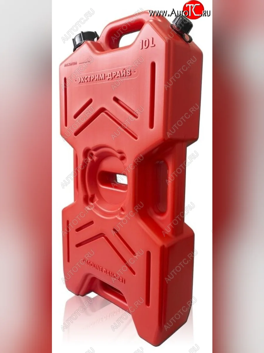 Канистра пластиковая Экстрим Драйв Плюс (2 горловины 10 л) Suzuki Jimny JB64 (2018-2025) (красная)