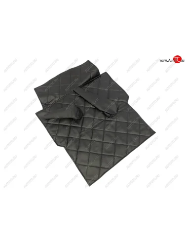 Коврик в салон под рычаги КПП (винилискожа, поролон, ватин) Швейка ST (серый ромб) Уаз 315195 Хантер (2003-2025)