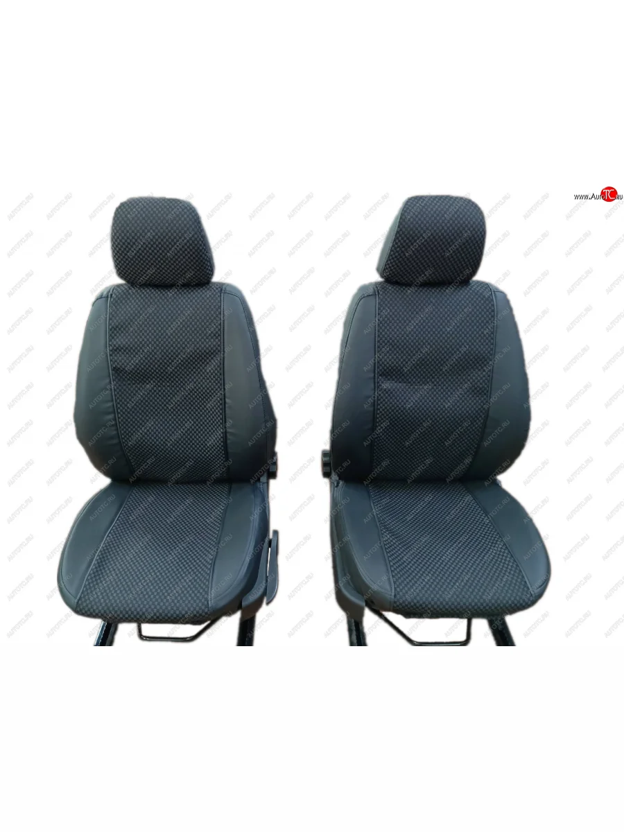 Чехлы сидений (однорядная кабина/2 места, жаккард/винилискожа) Швейка ST Уаз Профи 23602 бортовой грузовик 2 дв. (2017-2025)  в Самаре Самарской области