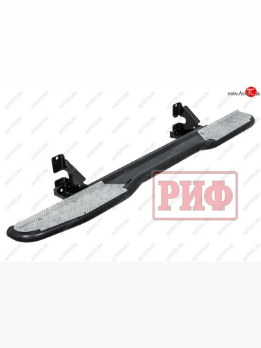 Защита порогов с подножкой РИФ Toyota Land Cruiser Prado J120 (2002-2009)