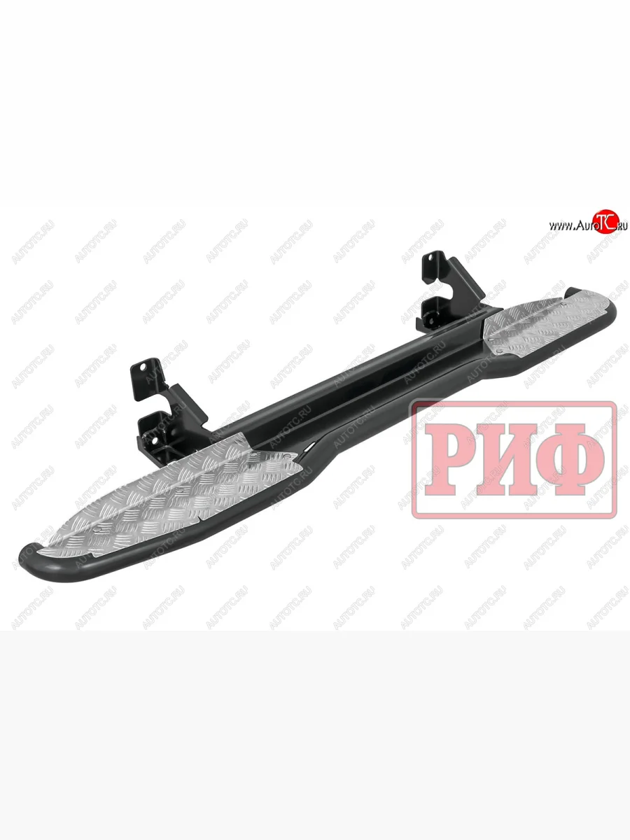 Защита порогов с подножкой РИФ Toyota Land Cruiser Prado J150 дорестайлинг (2009-2013)  в Керчи Республика Крым