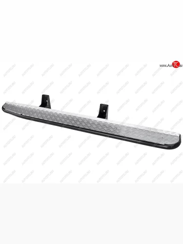 Защита порогов с подножкой (Crew Max) РИФ Toyota Tundra XK50 дорестайлинг (2007-2009)