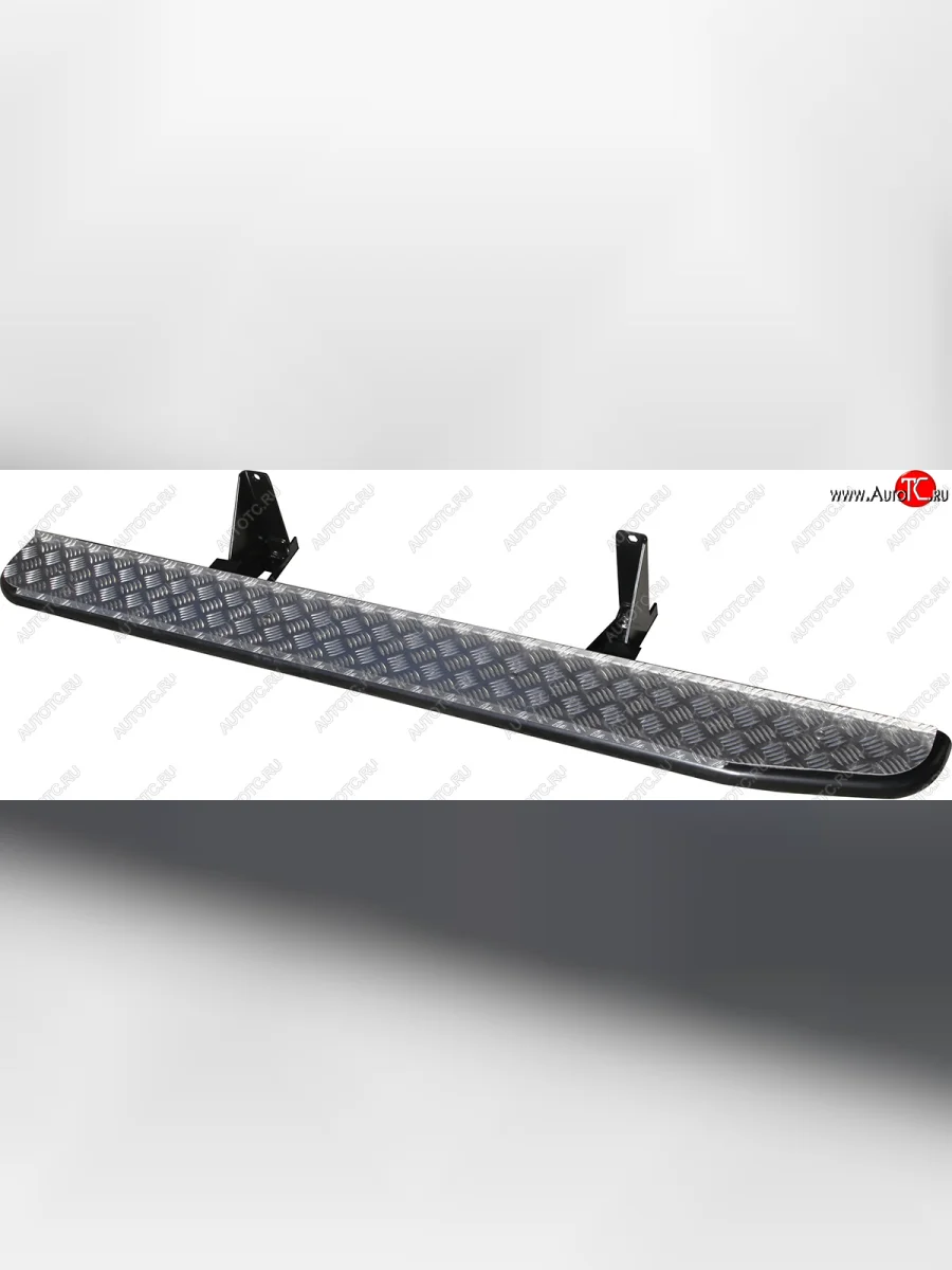 Защита порогов с подножкой (до 2012 года лифт 40 мм) РИФ Volkswagen Amarok дорестайлинг (2009-2016)  В Кинешме Ивановской области