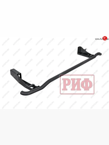 Защита порогов с подножкой (лифт 65 мм) РИФ Уаз Патриот 23632 2-ой рестайлинг пикап (2016-2025)