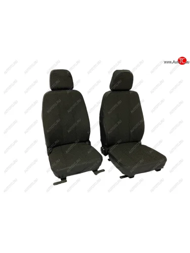 Чехлы сидений (с 2016, 2 места, со съемным подголовником) Швейка ST Уаз Буханка 452 3741 цельнометаллический фургон (1965-2025)