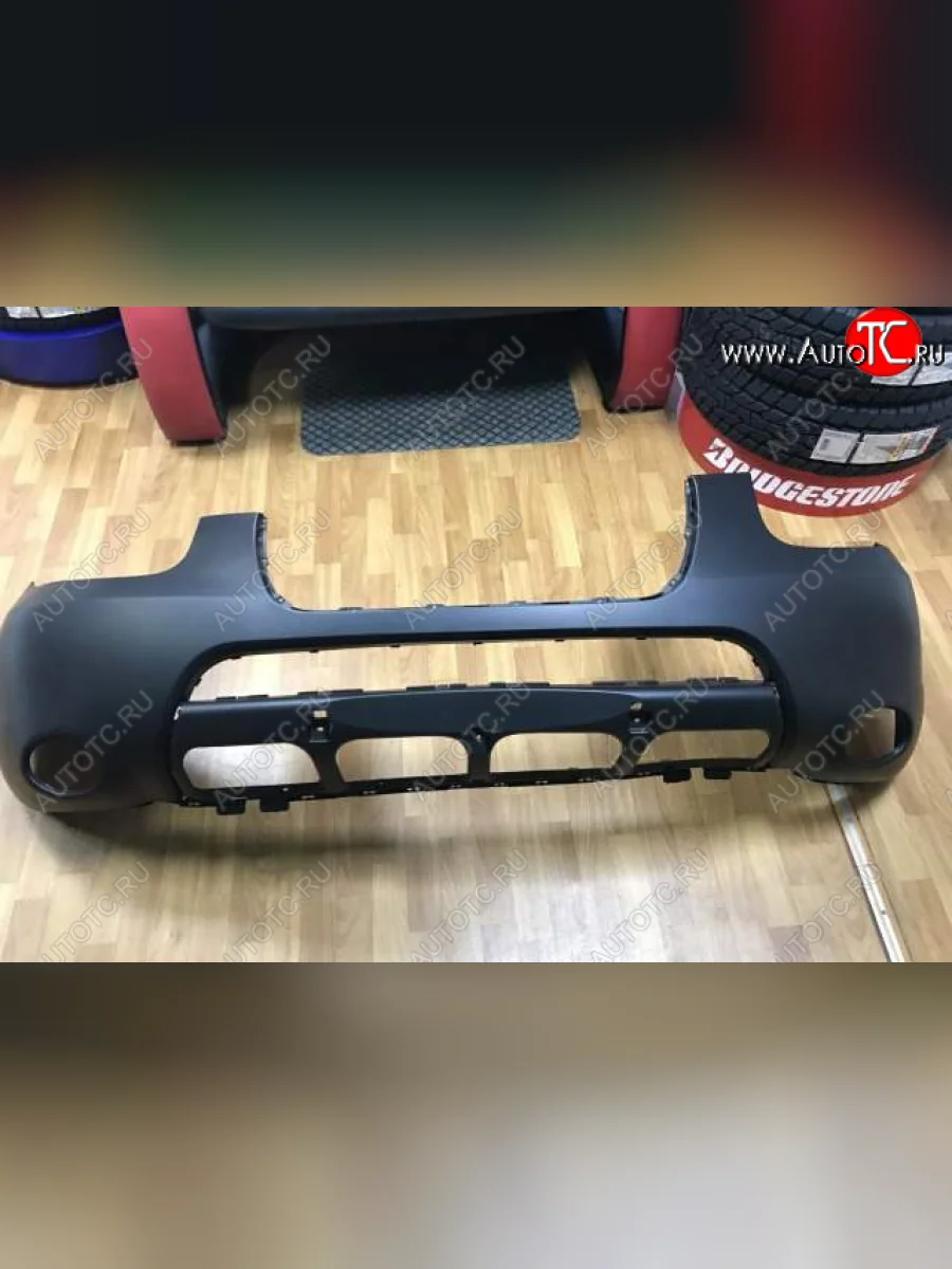 Передний бампер TYG Hyundai Santa Fe CM дорестайлинг (2006-2009) (неокрашенный)  в Керчи Республика Крым