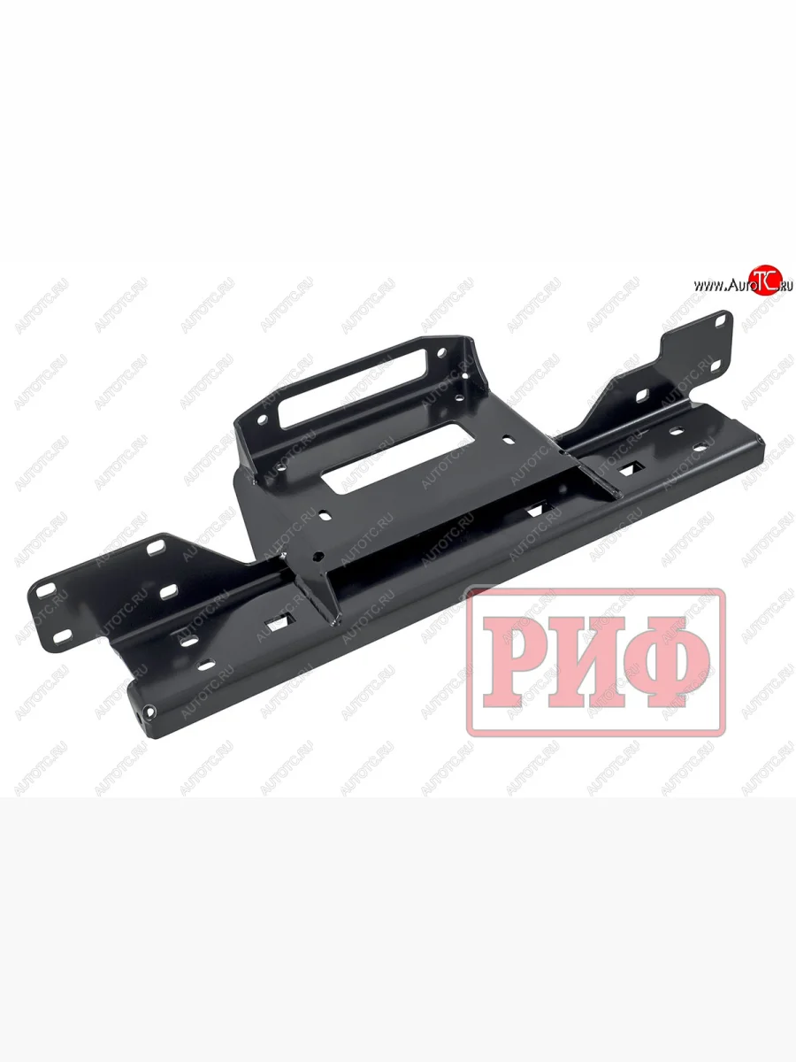 Площадка под лебёдку в штатный бампер (Black Onyx) РИФ  Toyota Hilux (2020-2025) AN120  в Перми Пермском крае