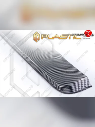 Ветровик люка CA-Plastic (Шелкография карбон серебро) Toyota Land Cruiser 200 2-ой рестайлинг (2015-2021)