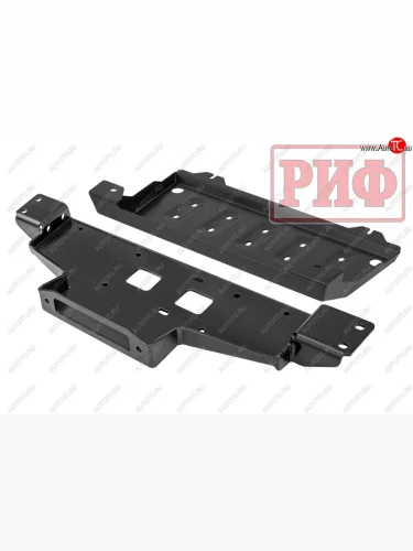 Площадка под лебёдку c защитой радиатора в штатный бампер (дизель) РИФ  