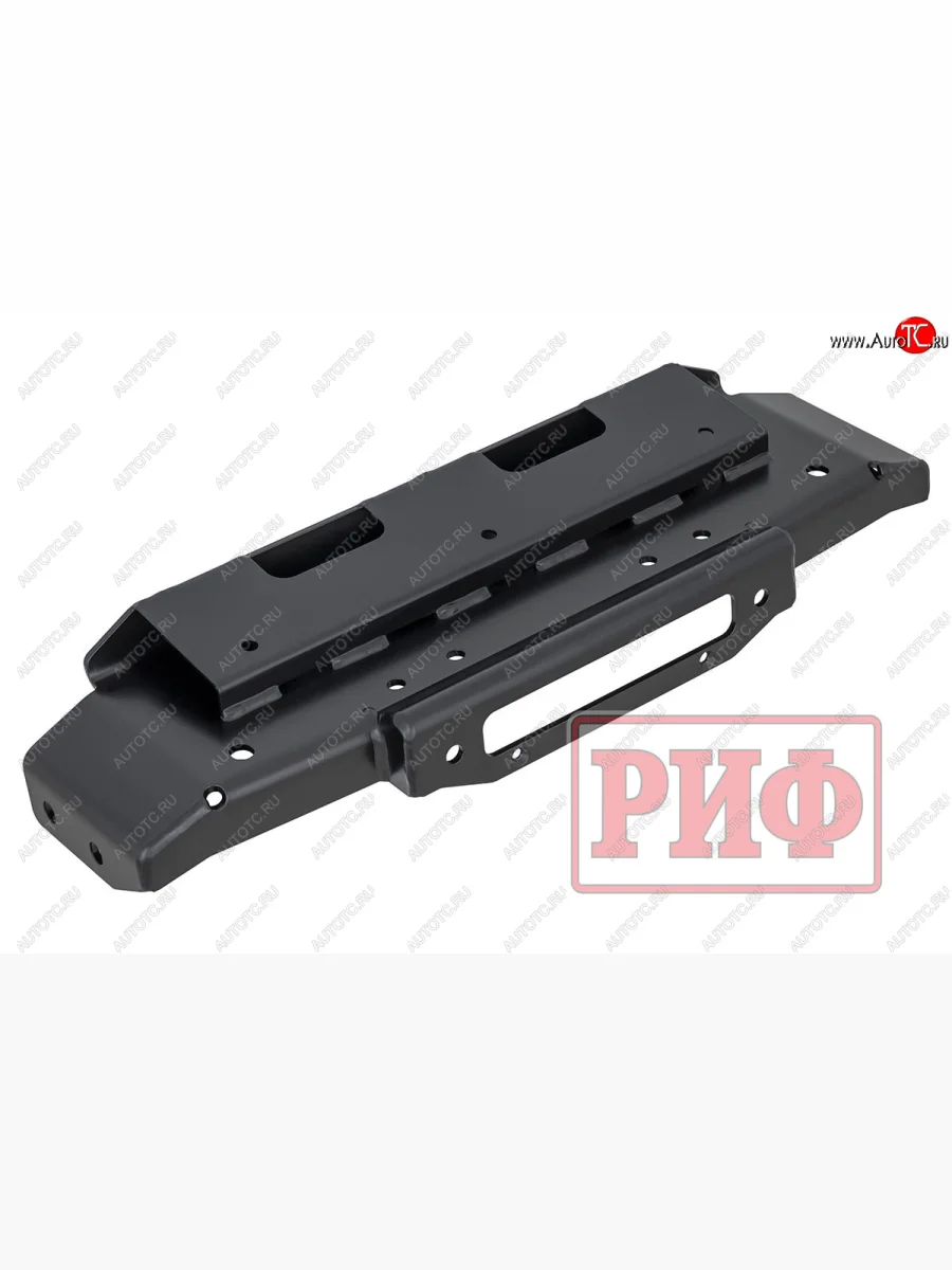 Площадка под лебёдку РИФ (в штатный бампер)  Mitsubishi Pajero (2006-2020) 4 V90, 4 V80  в Воронеже Воронежской области