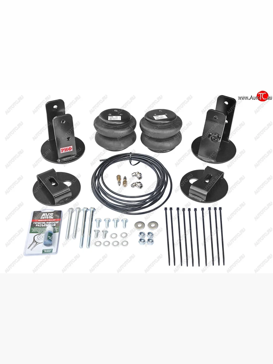 Пневмоподвеска на задний мост (для лифтованной подвески 50 мм) РИФ Toyota Hilux AN120 дорестайлинг (2016-2020)  в Перми Пермском крае