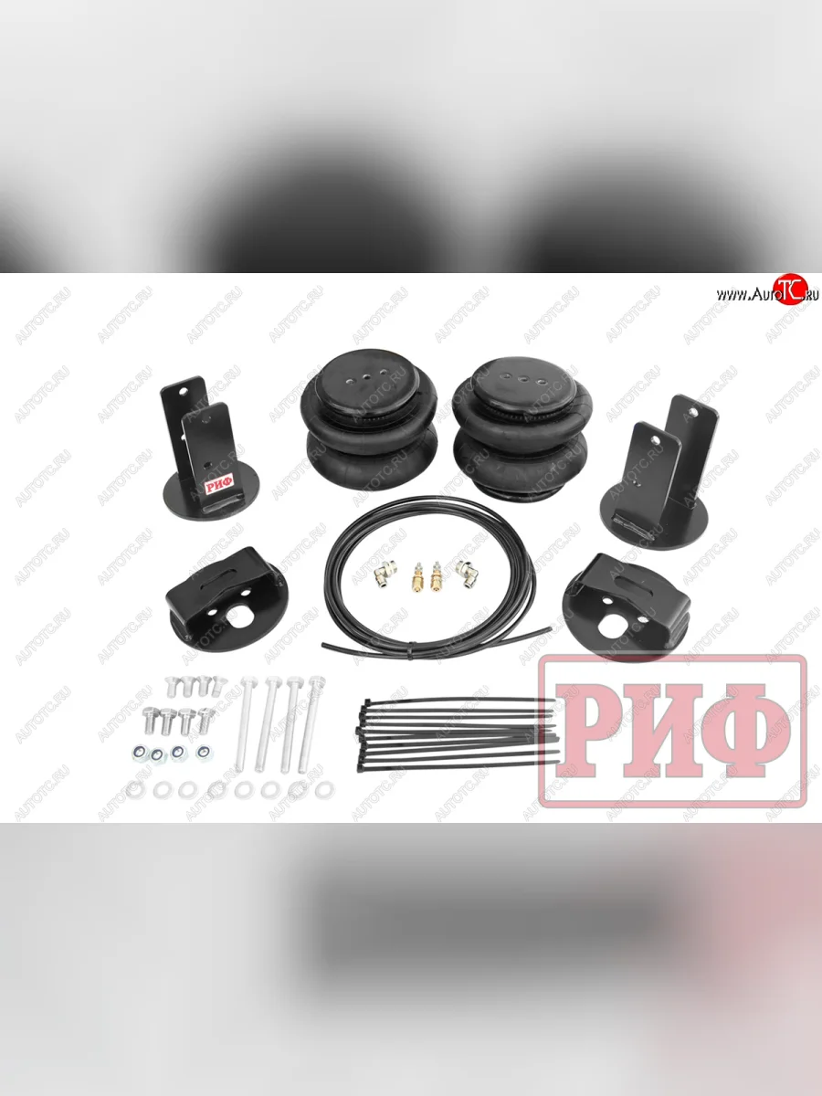 Пневмоподвеска на задний мост (для лифтованной подвески 50 мм) РИФ Isuzu D-Max RT85 DoubleCab дорестайлинг (2011-2017)  в Самаре Самарской области