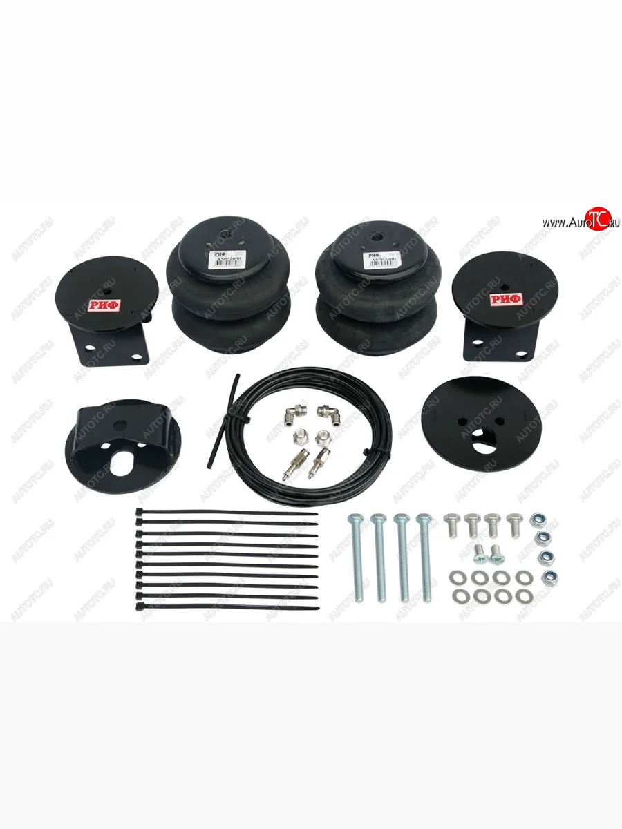 Пневмоподвеска на задний мост (для лифтованной подвески 50 мм) РИФ Mitsubishi L200 3 K74T рестайлинг (2005-2006)  в Воронеже Воронежской области