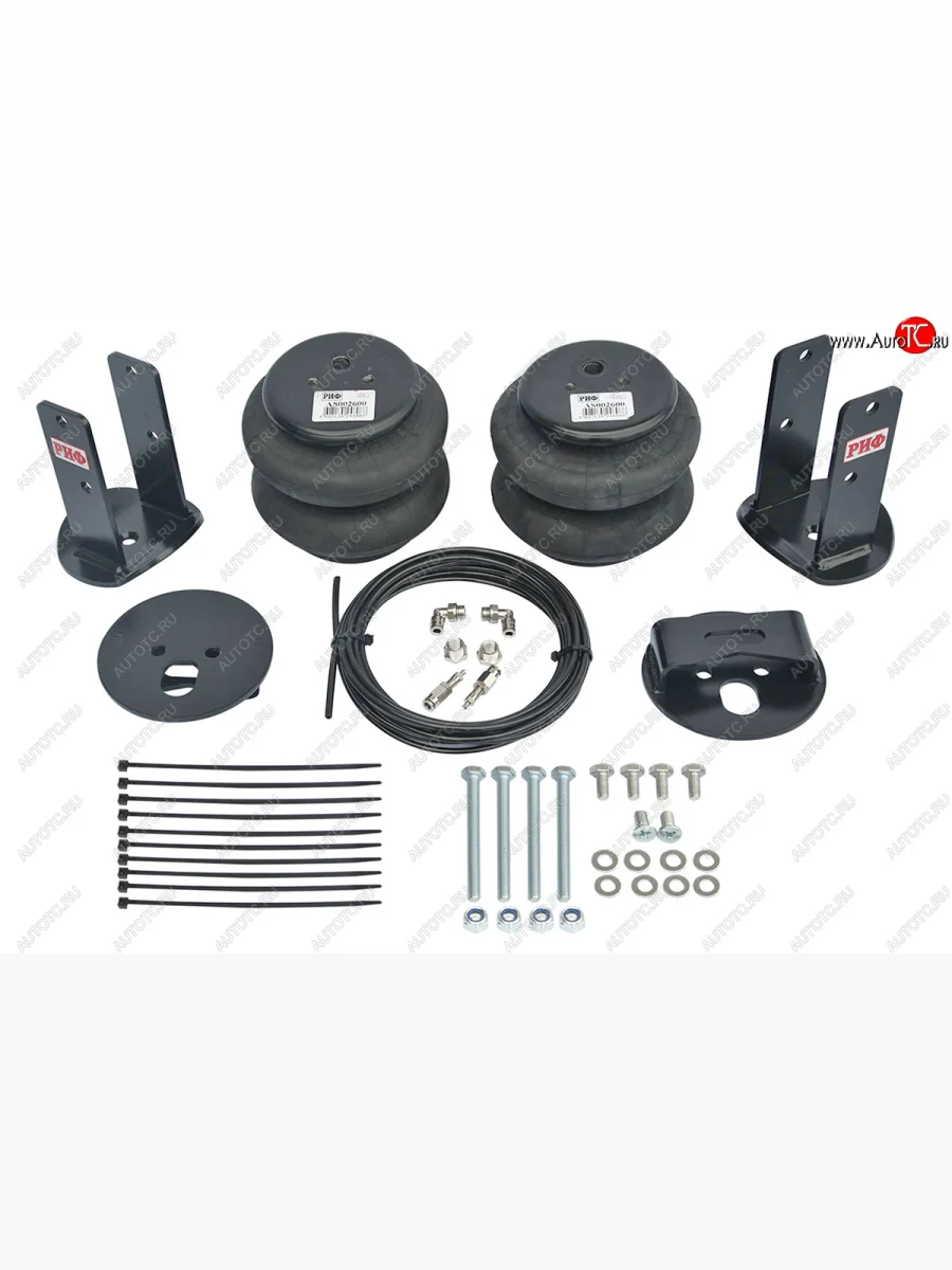 Пневмоподвеска на задний мост (для лифтованной подвески 50 мм) РИФ  Toyota Hilux (2004-2016) AN10,AN20, AN20,AN30  в Воронеже Воронежской области
