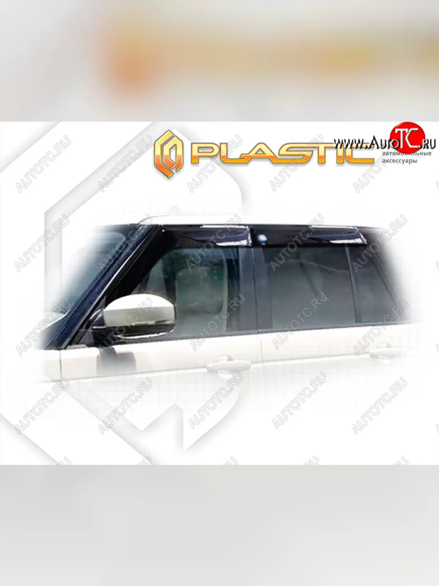 Ветровики дверей (Voque) CA-Plastic Land Rover Range Rover 4 L405 рестайлинг (2017-2022) (Classic полупрозрачный)  в Керчи Республика Крым