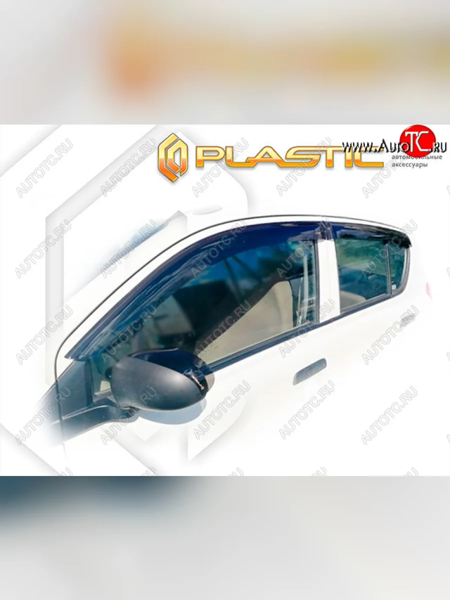 Ветровики дверей CA-Plastic  Mazda Carol (2009-2014) HB25S, HB35S (Classic полупрозрачный)  В Кинешме Ивановской области