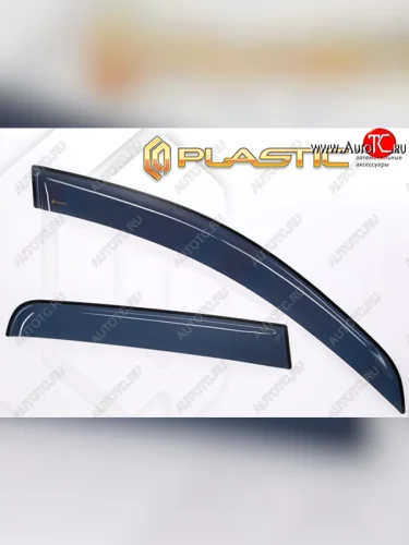 Ветровики дверей CA-Plastic (Classic полупрозрачный) Scion xD (2007-2014)