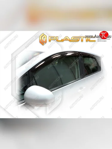 Ветровики дверей CA-Plastic (Classic полупрозрачный) Toyota Verso S P120 хэтчбэк 5 дв. дорестайлинг (2010-2014)
