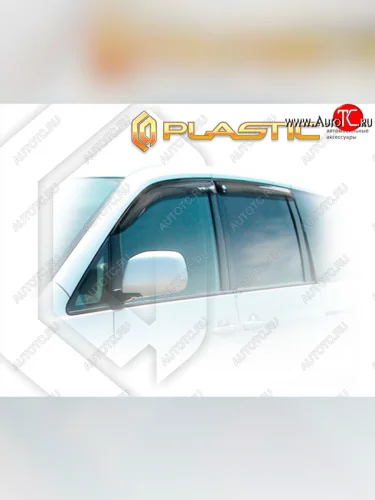 Ветровики дверей CA-Plastic (Classic полупрозрачный) Toyota Voxy минивэн R60 дорестайлинг (2001-2004)