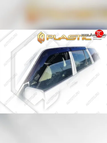 Ветровики дверей CA-Plastic (Classic полупрозрачный) Mercedes-Benz E-Class S124 универсал рестайлинг (1993-1996)