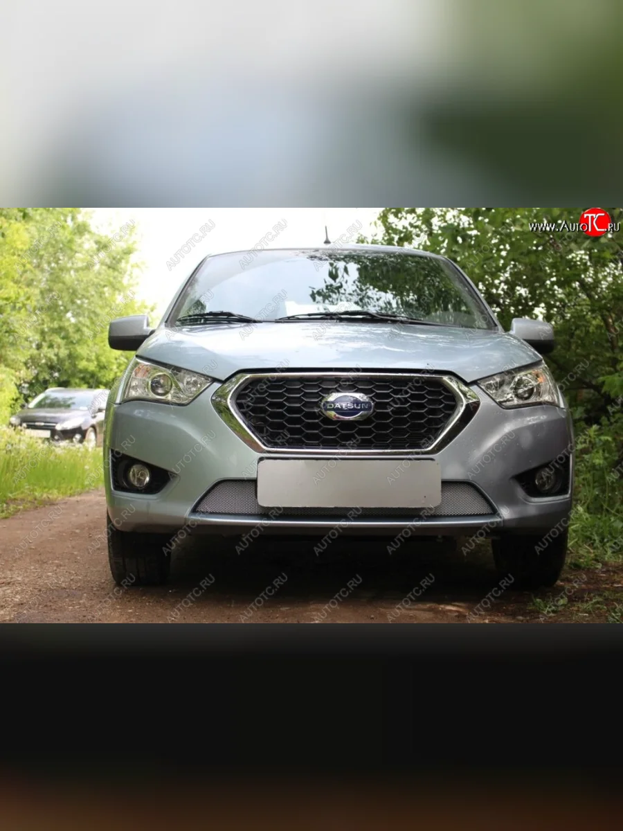           Защита радиатора Datsun mi-DO 2015- chrome Datsun mi-DO хэтчбэк (2014-2021) (хром)  с доставкой в г. Керчь