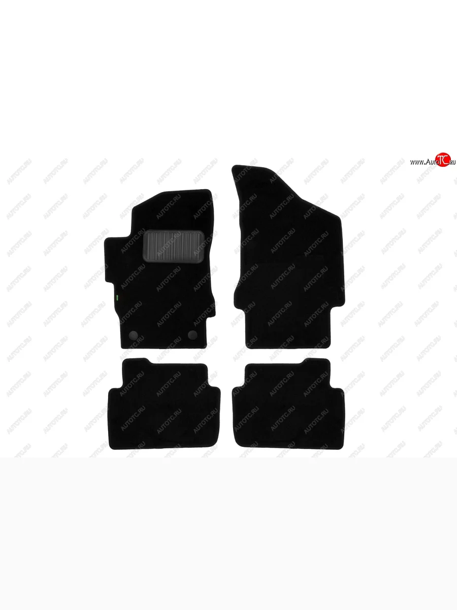 Комплект ковриков в салон (чёрные, текстиль) Klever Standard Brilliance V5 (2012-2018)  в Самаре Самарской области