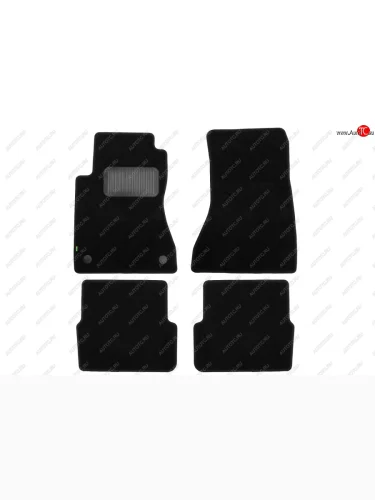 Комплект ковриков в салон (АКПП, чёрные, текстиль) Klever Standard Cadillac CTS  седан (2002-2007)