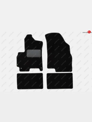 Комплект ковриков в салон (чёрные, текстиль) Klever Standard Chery Tiggo 4 1-ый рестайлинг (2018-2023)