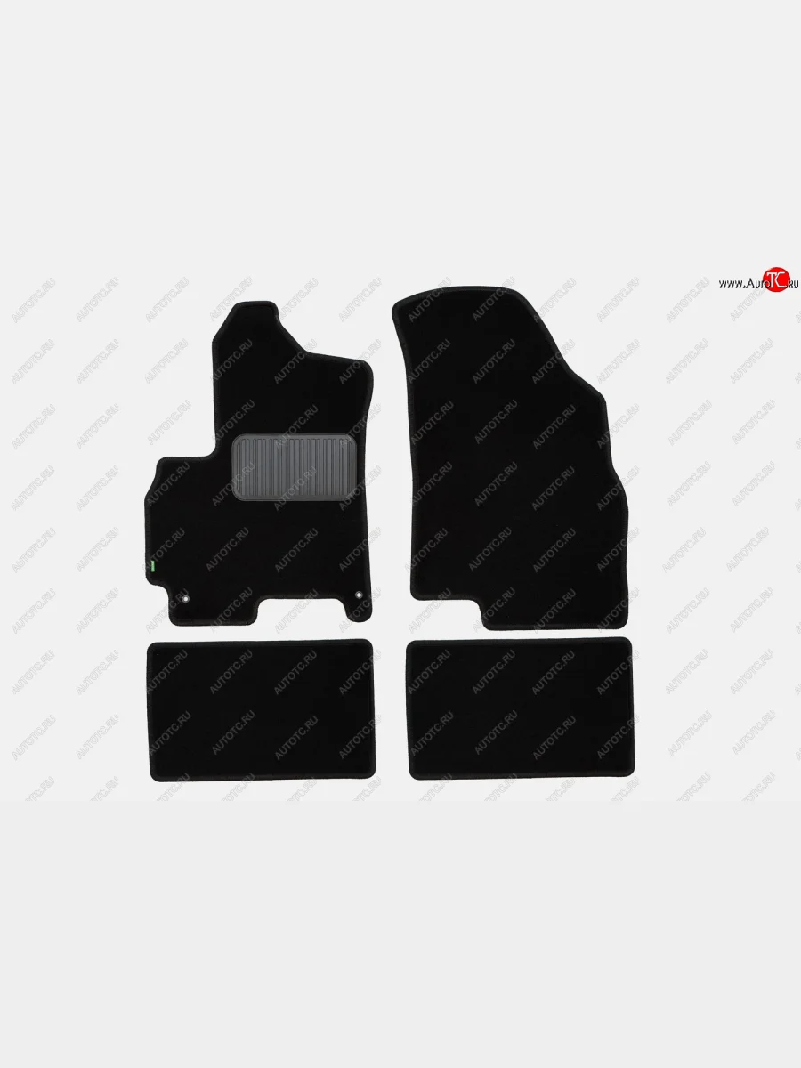Комплект ковриков в салон (чёрные, текстиль) Klever Standard Chery Tiggo 4 1-ый рестайлинг (2018-2023)  в Керчи Республика Крым