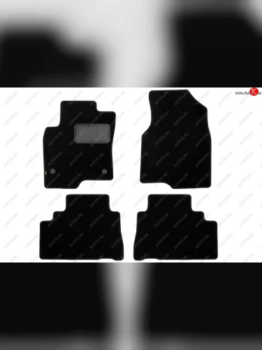 Комплект ковриков в салон (чёрные, текстиль) Klever Standard Chevrolet Captiva 1-ый рестайлинг (2011-2013)