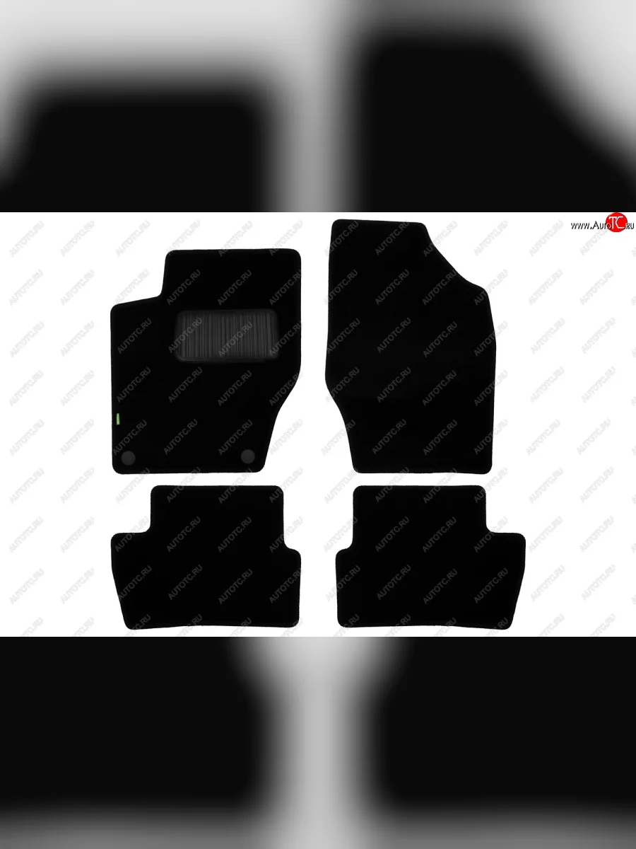 Комплект ковриков в салон (чёрные, текстиль) Klever Standard CITROEN C4  дорестайлинг, хэтчбэк 5 дв. (2004-2008)  в Керчи Республика Крым