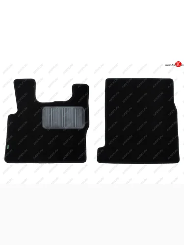 Комплект ковриков в салон (чёрные, текстиль) Klever Standard DAF XF 105.510 (2013-2025)