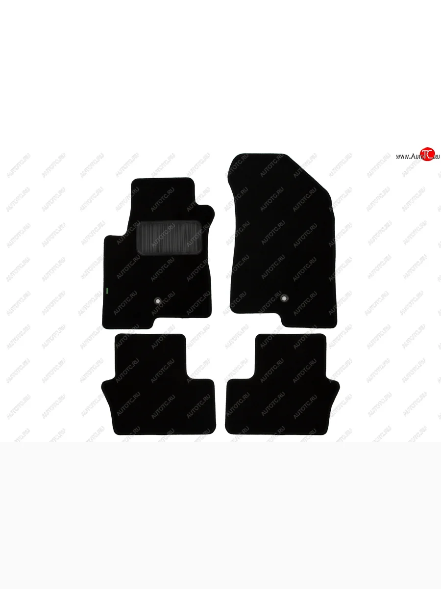 Комплект ковриков в салон (АКПП, чёрные, текстиль) Klever Standard Dodge Caliber (2006-2012)  в Самаре Самарской области