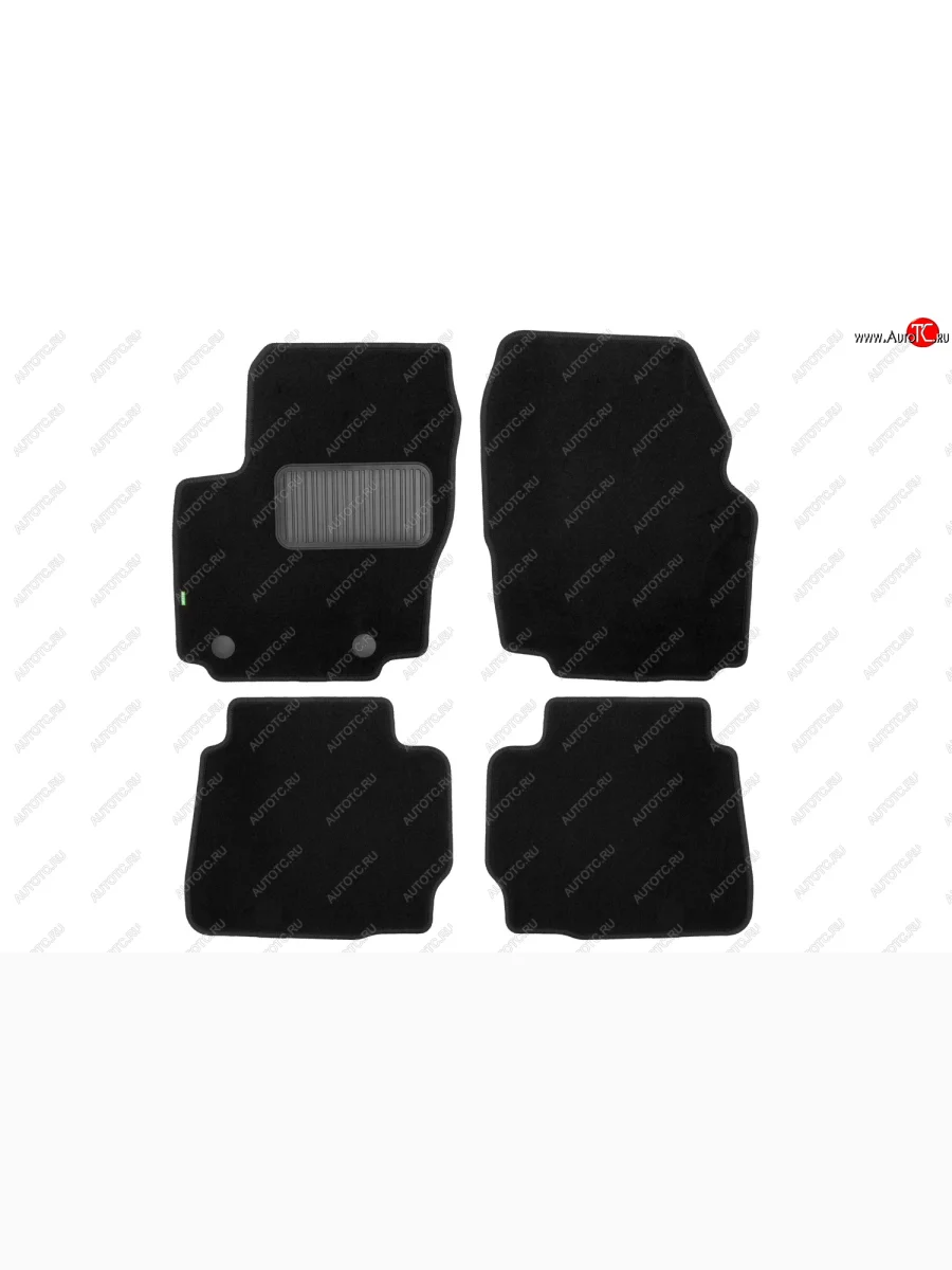 Комплект ковриков в салон (чёрные, текстиль) Klever Standard Ford Mondeo Mk4,BD рестайлинг, седан (2010-2014)  в Керчи Республика Крым