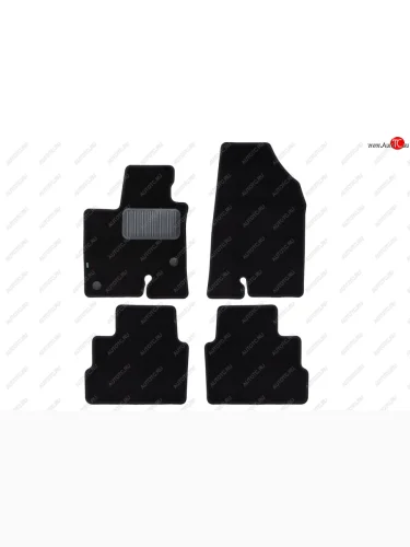 Комплект ковриков в салон (чёрные, текстиль) Klever Standard Haval Dargo (2022-2025)