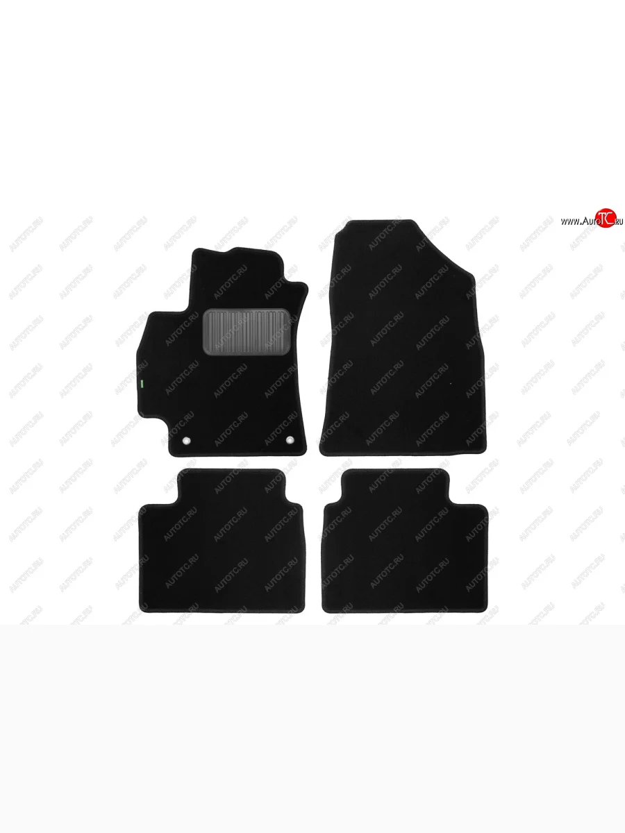 Комплект ковриков в салон (чёрные, текстиль) Klever Standard Hyundai Elantra CN7 (2020-2023)  в Керчи Республика Крым