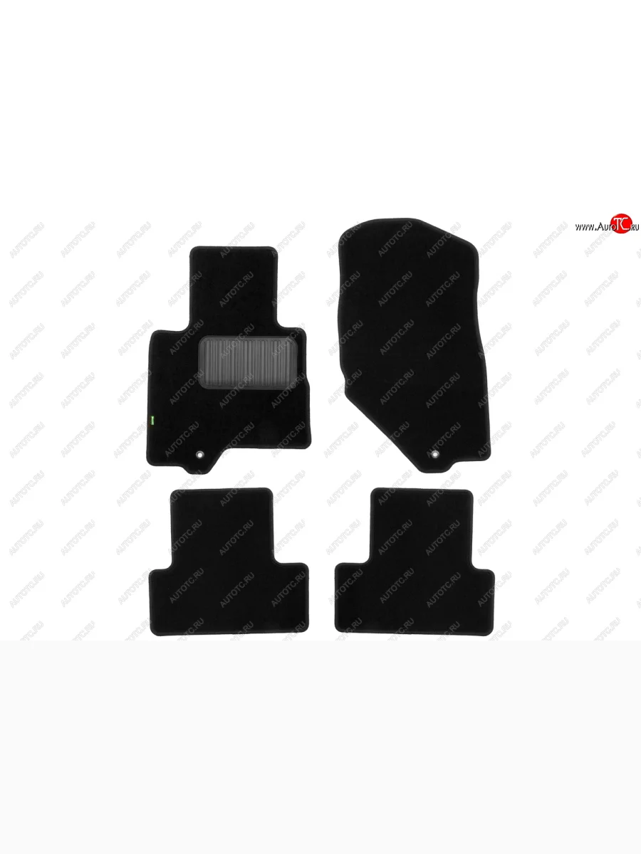 Комплект ковриков в салон (чёрные, текстиль) Klever Standard INFINITI EX35 J50 (2007-2013)  в Керчи Республика Крым