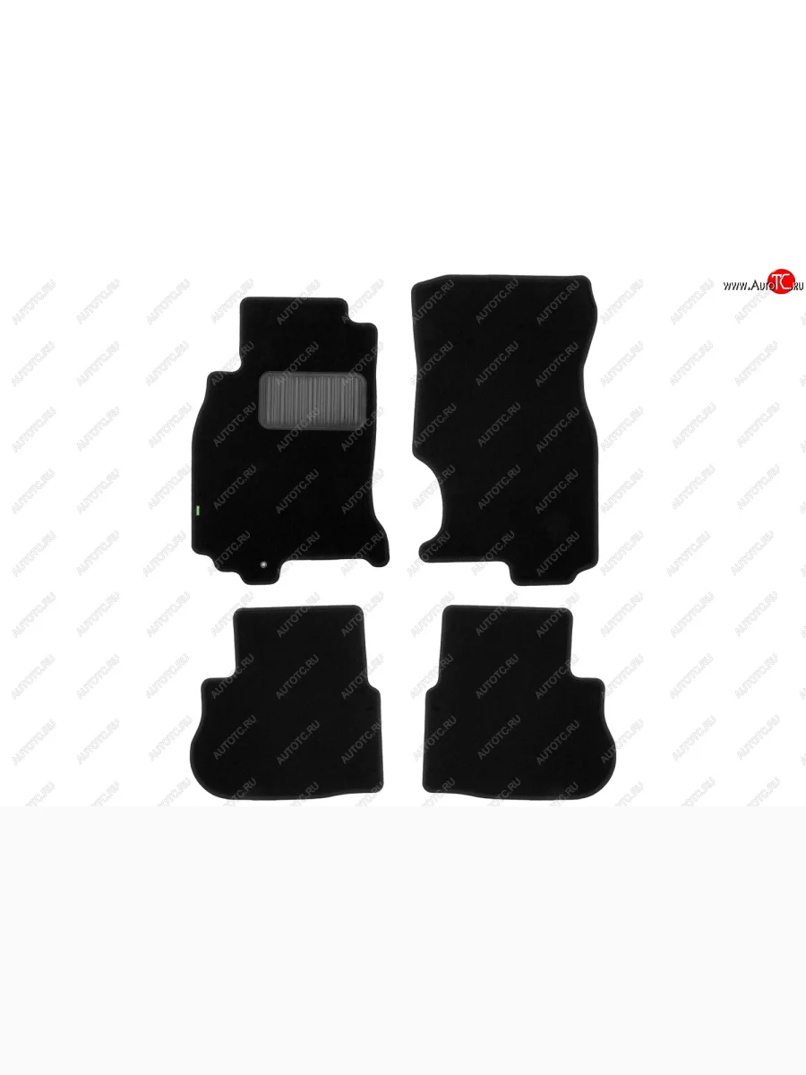 Комплект ковриков в салон (АКПП, чёрные, текстиль) Klever Standard INFINITI FX35 S50 дорестайлинг (2002-2005)  с доставкой в г. Пермь