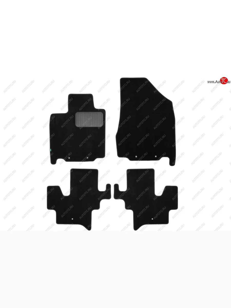 Комплект ковриков в салон (АКПП, чёрные, текстиль) Klever Standard INFINITI JX35 (2012-2014)  в Самаре Самарской области