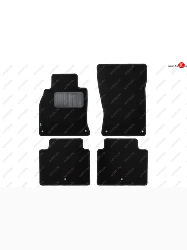Комплект ковриков в салон (чёрные, текстиль) Klever Standard INFINITI M (2010-2014)