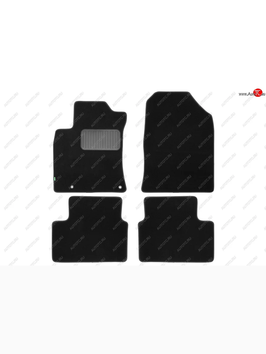 Комплект ковриков в салон (чёрные, текстиль) Klever Standard KIA Ceed 3 CD универсал (2018-2025)  с доставкой в г. Керчь